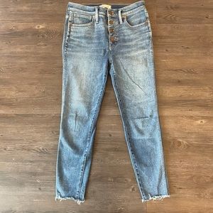 Madewell 10” high rise jeans